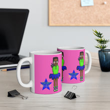 Load image into Gallery viewer, Shine Bright 11oz Ceramic Mug (Pink)
