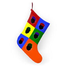 Load image into Gallery viewer, Color Block Boys Christmas Stocking
