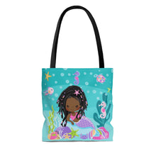 Load image into Gallery viewer, Braided Mermaid Tote Bag
