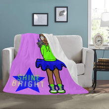 Load image into Gallery viewer, Shine Bright Blanket (Purple)
