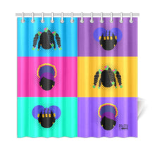 Load image into Gallery viewer, Color Block Girls Shower Curtain
