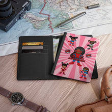 Load image into Gallery viewer, Black Girl Superhero Passport Cover (Pink)
