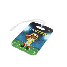 Load image into Gallery viewer, MVP Football Boy Personalized Luggage Tag
