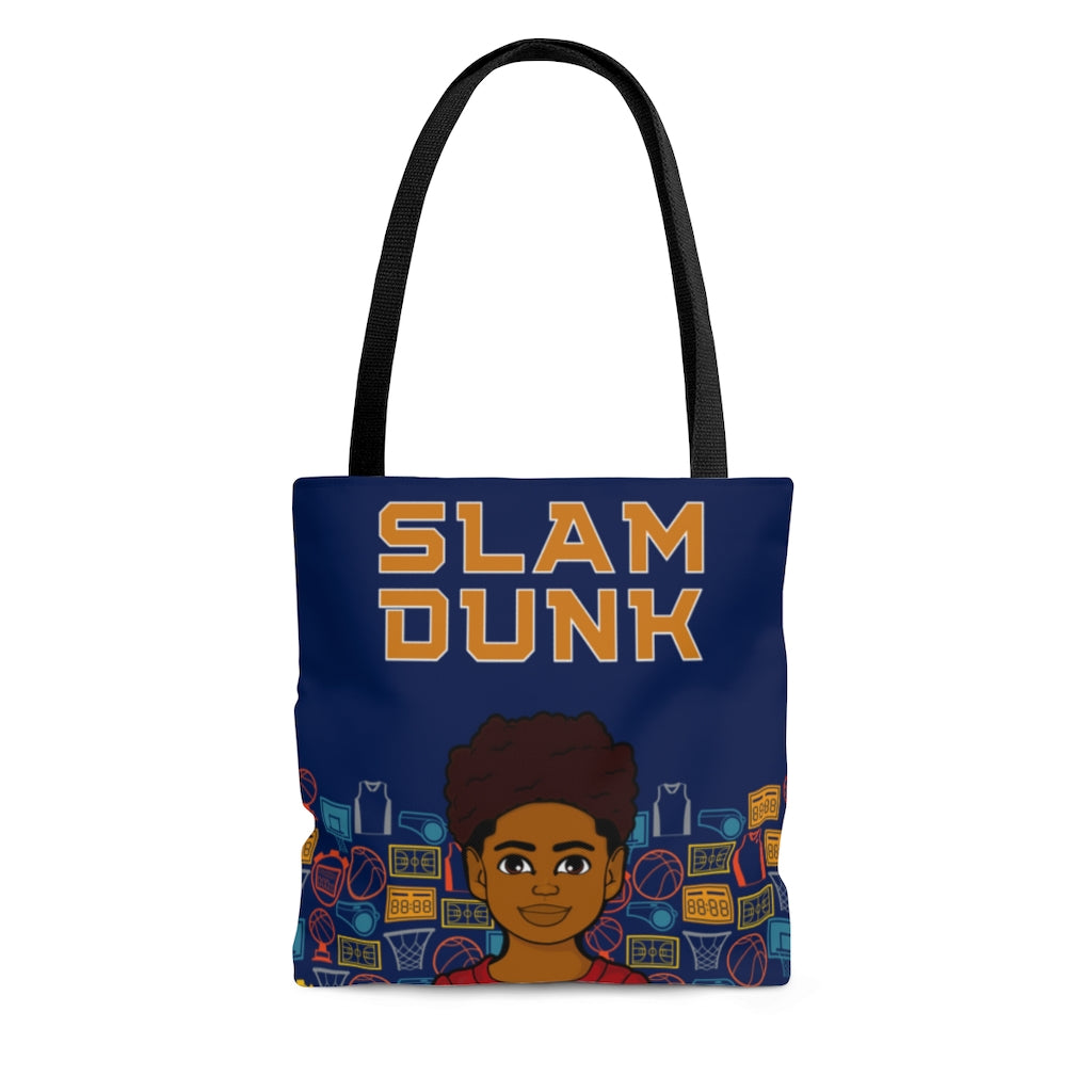 Slam Dunk Bball Boy Tote Bag