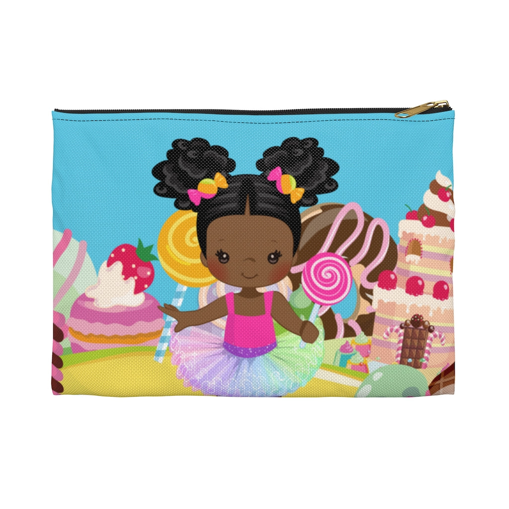 Candy Girl Afro Puff Accessory Pouch