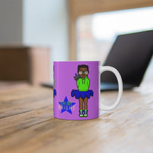 Load image into Gallery viewer, Shine Bright 11oz Ceramic Mug (Purple)
