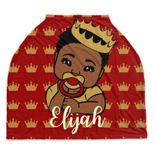 Load image into Gallery viewer, Royal Crown Baby Personalized Car Seat Cover
