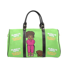 Load image into Gallery viewer, Always Cute Always Smart Travel Bag (Lime)
