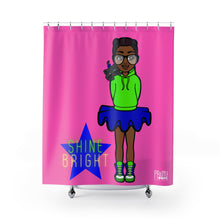 Load image into Gallery viewer, Shine Bright Shower Curtain (Pink)
