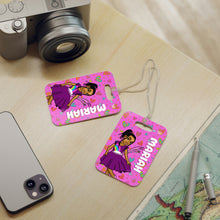 Load image into Gallery viewer, Pretty Girl Hearts Personalized Luggage Tag
