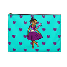 Load image into Gallery viewer, Girls Rule the World Accessory Pouch (Blue)
