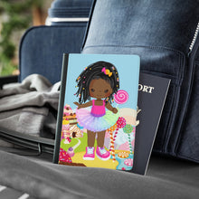 Load image into Gallery viewer, Candy Girl Braided Passport Cover

