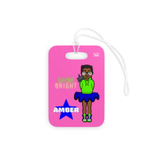 Load image into Gallery viewer, Shine Bright Personalized Luggage Tag (Pink)
