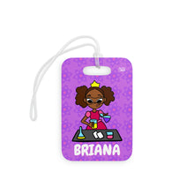 Load image into Gallery viewer, STEM Princess Personalized Luggage Tag

