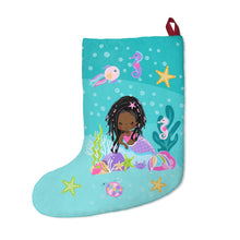 Load image into Gallery viewer, Braided Mermaid Christmas Stocking
