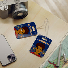 Load image into Gallery viewer, Slam Dunk BBall Boy Personalized Luggage Tag
