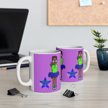 Load image into Gallery viewer, Shine Bright 11oz Ceramic Mug (Purple)
