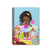 Load image into Gallery viewer, Candy Girl Braided Spiral Notebook
