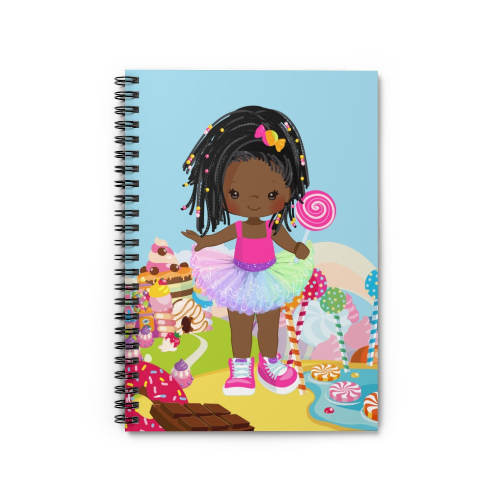 Candy Girl Braided Spiral Notebook
