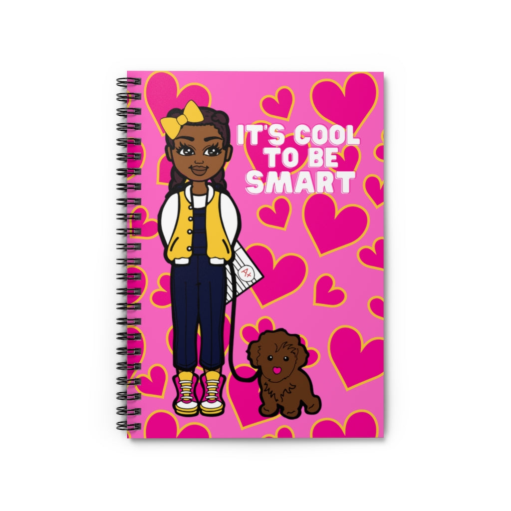 Cool To Be Smart Spiral Notebook (Pink)