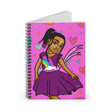 Load image into Gallery viewer, Pretty Girl Hearts Spiral Notebook
