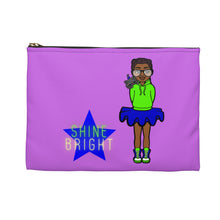Load image into Gallery viewer, Shine Bright Accessory Pouch (Purple)

