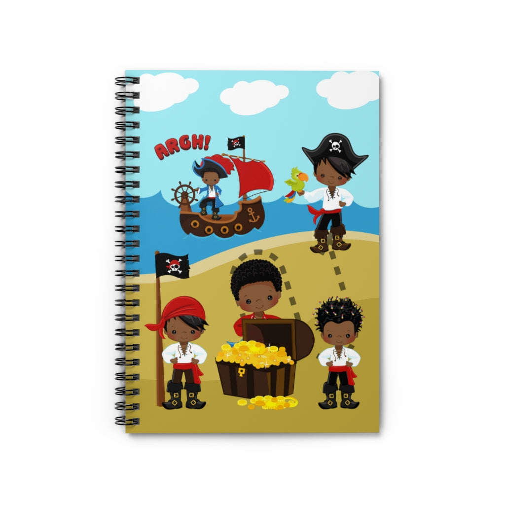 Pirate Boys Spiral Notebook